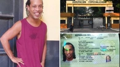 Ronaldinho se află în închisoare