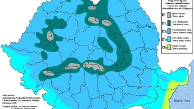 Bate vântul puternic în România