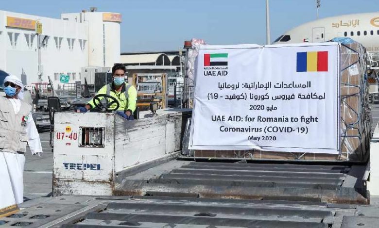Emiratele Arabe au trimis României echipamente de protecție