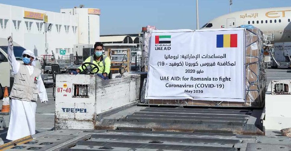 Emiratele Arabe au trimis României echipamente de protecție